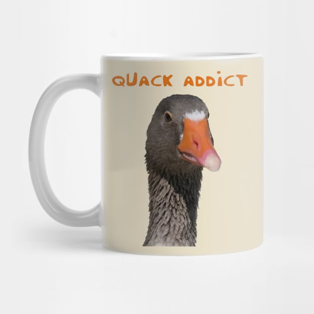 Quack Addict Pet Duck Lover Humor by taiche